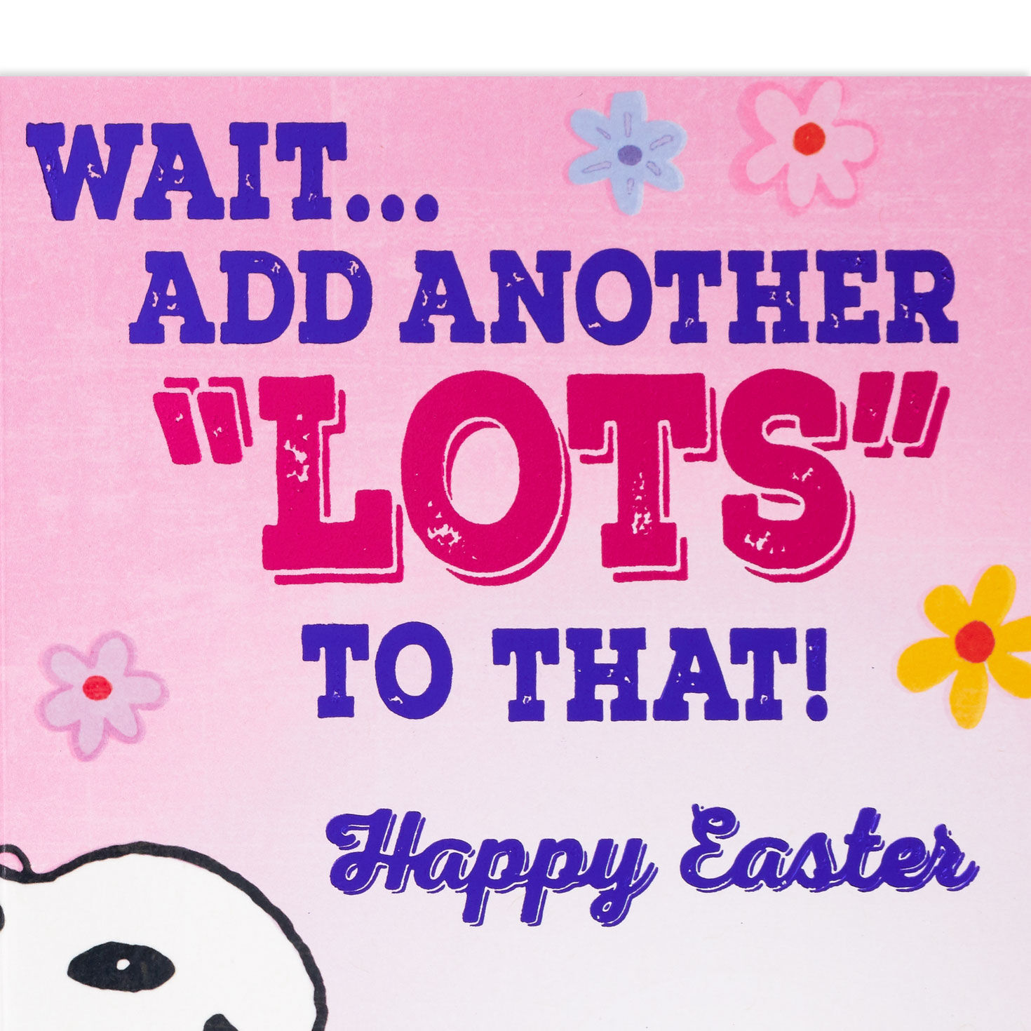 Peanuts&reg; Snoopy Lots of Love Easter Card, , large image number 3