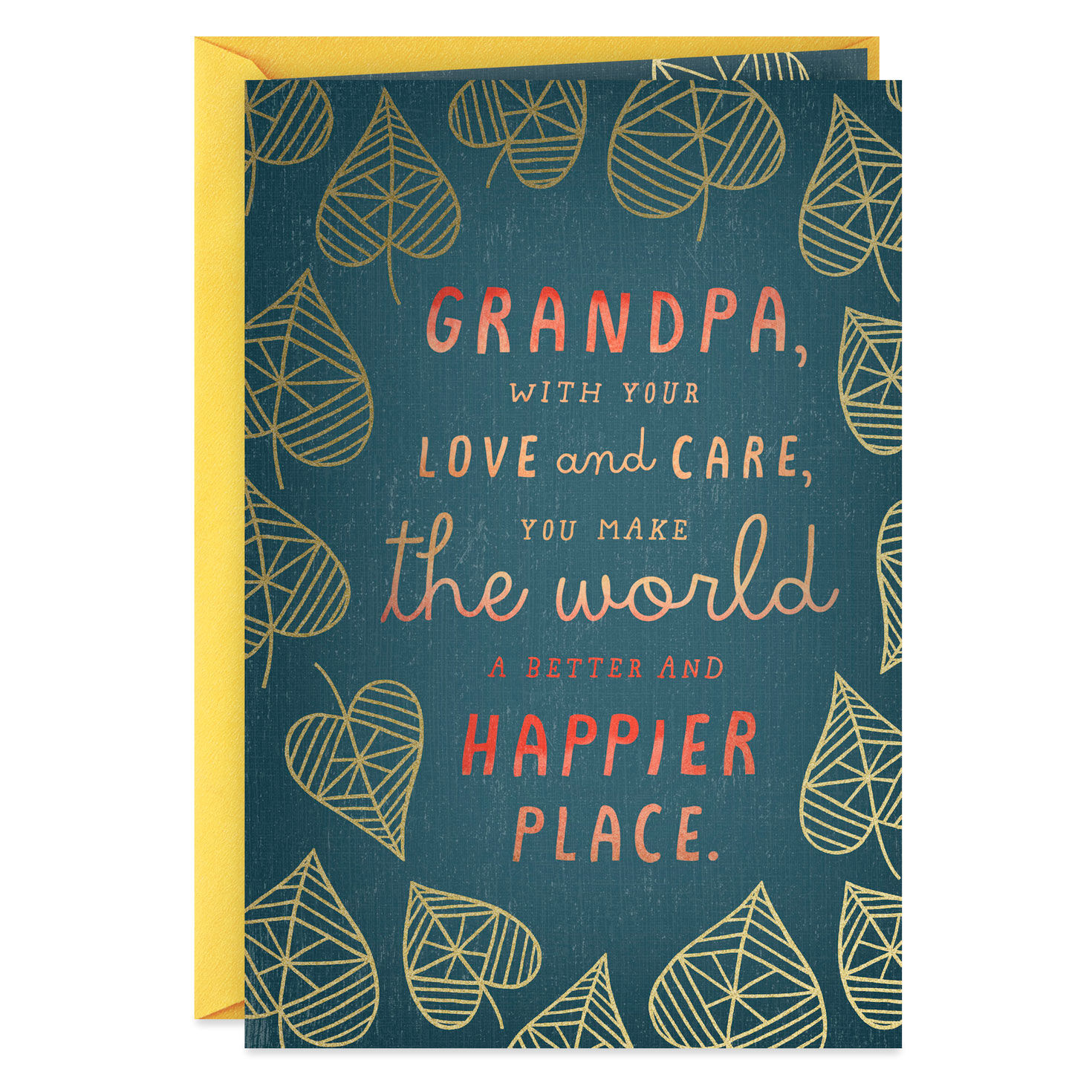 Download You Make The World A Happier Place Grandparents Day Card For Grandpa Greeting Cards Hallmark