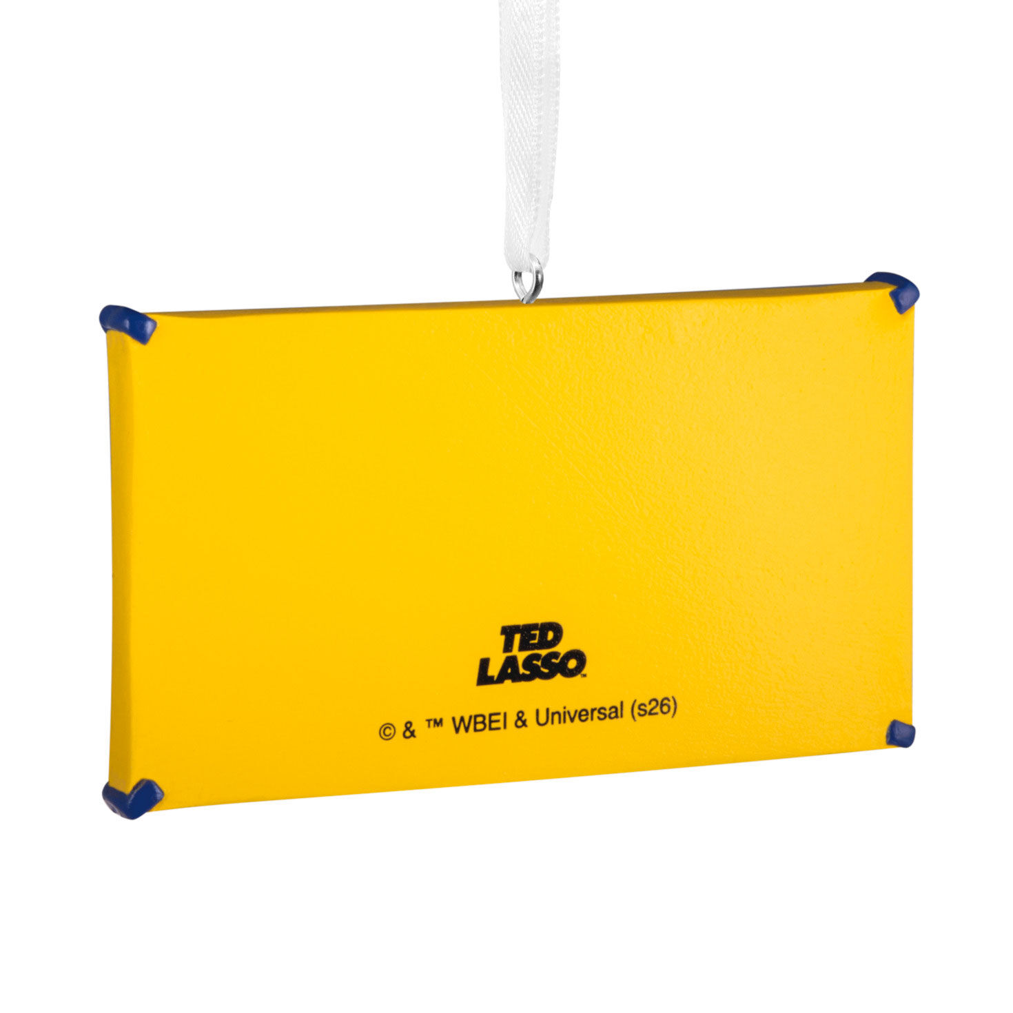 Yellow Blue Believe Sign Christmas Ornament bach image number 6