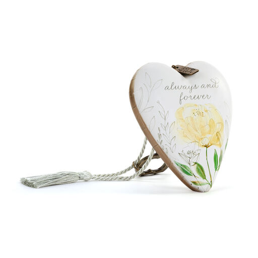 Demdaco Always & Forever Art Heart With Key Stand, 