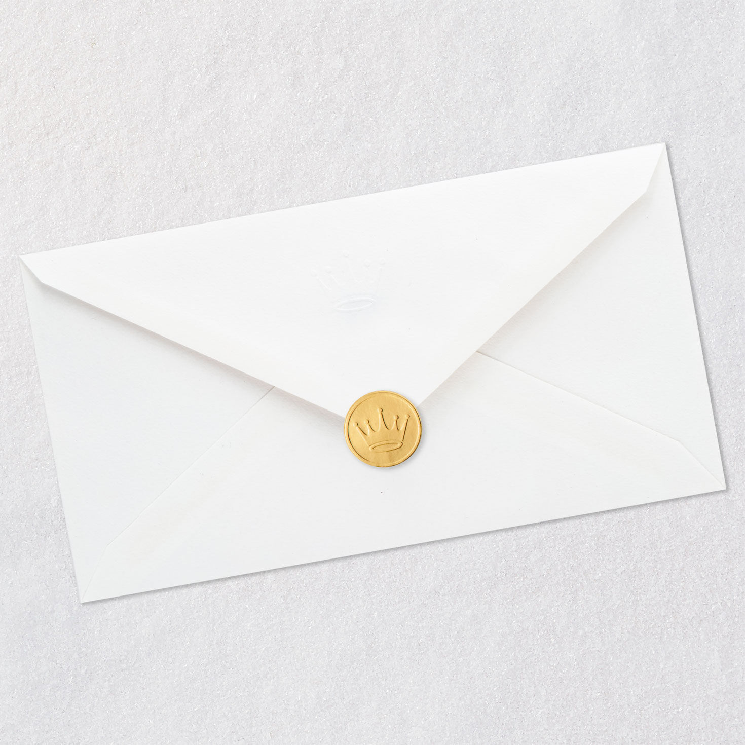 Red and White Hearts Romantic Valentine's Card Envelope Back with Seal image number 8