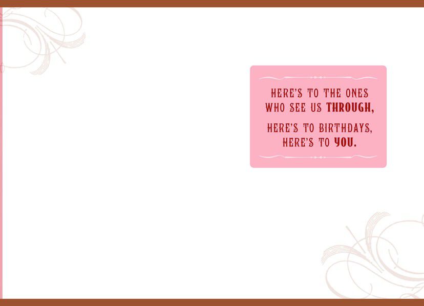Wrinkles and Tinkles Sister Birthday Card