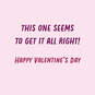 Candy Heart Compliments Valentine's Day Card, , large image number 3
