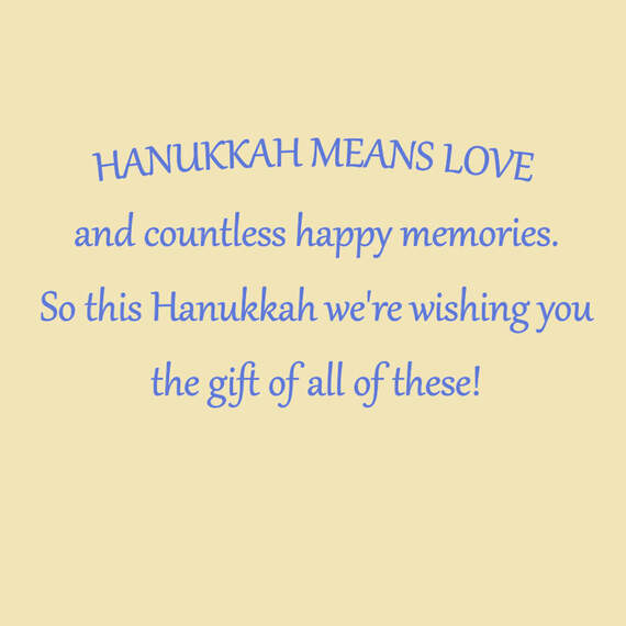 The Gift of Family and Love Hanukkah Card, , large image number 2