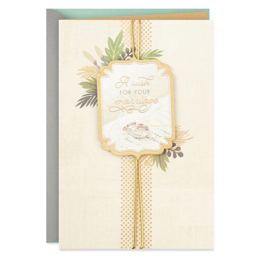 A Wish For Your Marriage Wedding Card, 