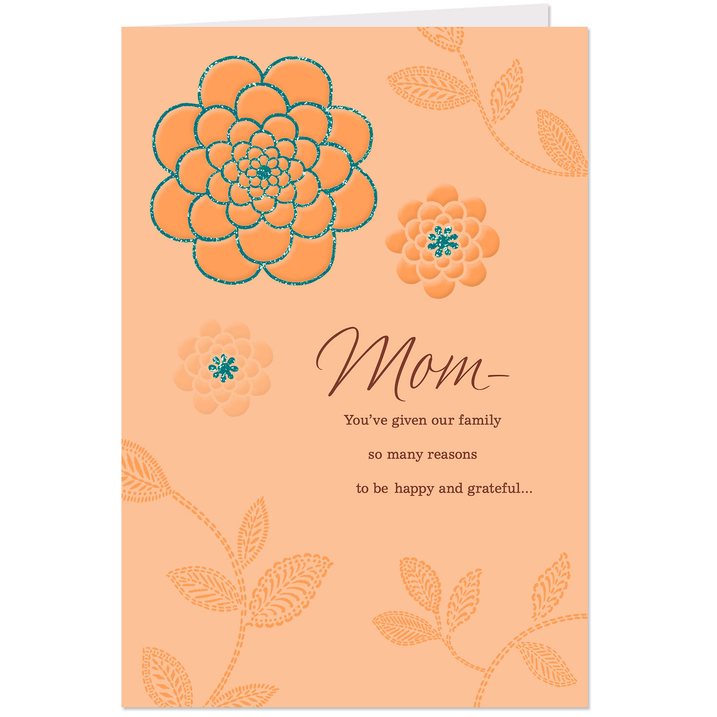 Happy And Grateful Thanksgiving Card For Mom Greeting Cards Hallmark