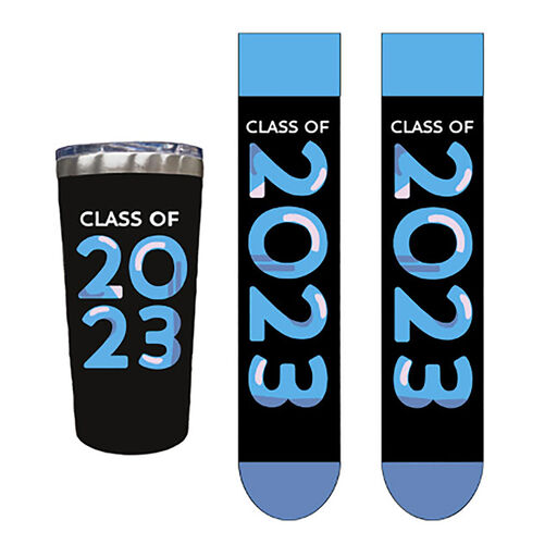 Class of 2023 Insulated Tumbler and Crew Socks Gift Set, 