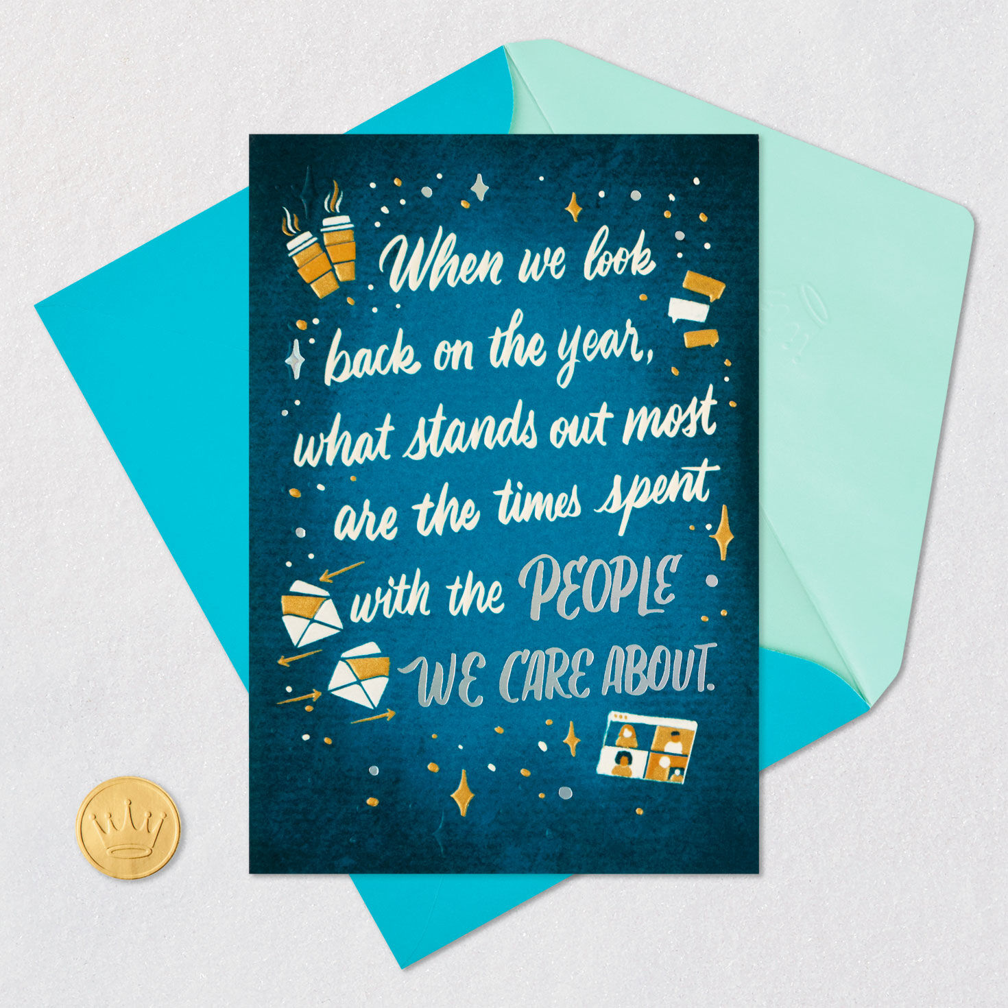 Looking Forward to Another Year of Friendship New Year Card, , large image number 5