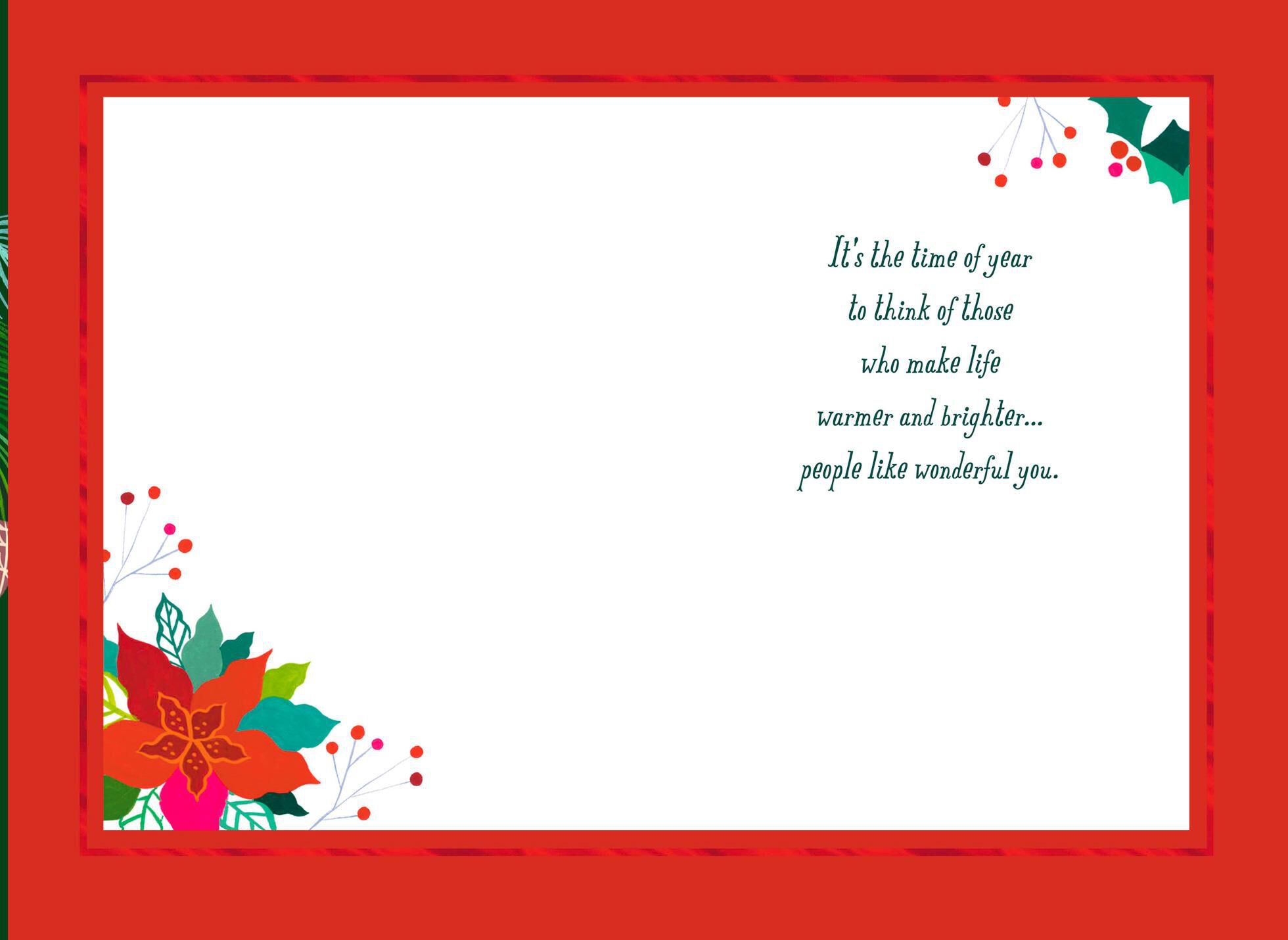 Tis the Season Festive Wreath Christmas Card