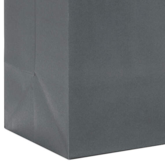 13" Gray Large Gift Bag, Gray, large image number 5