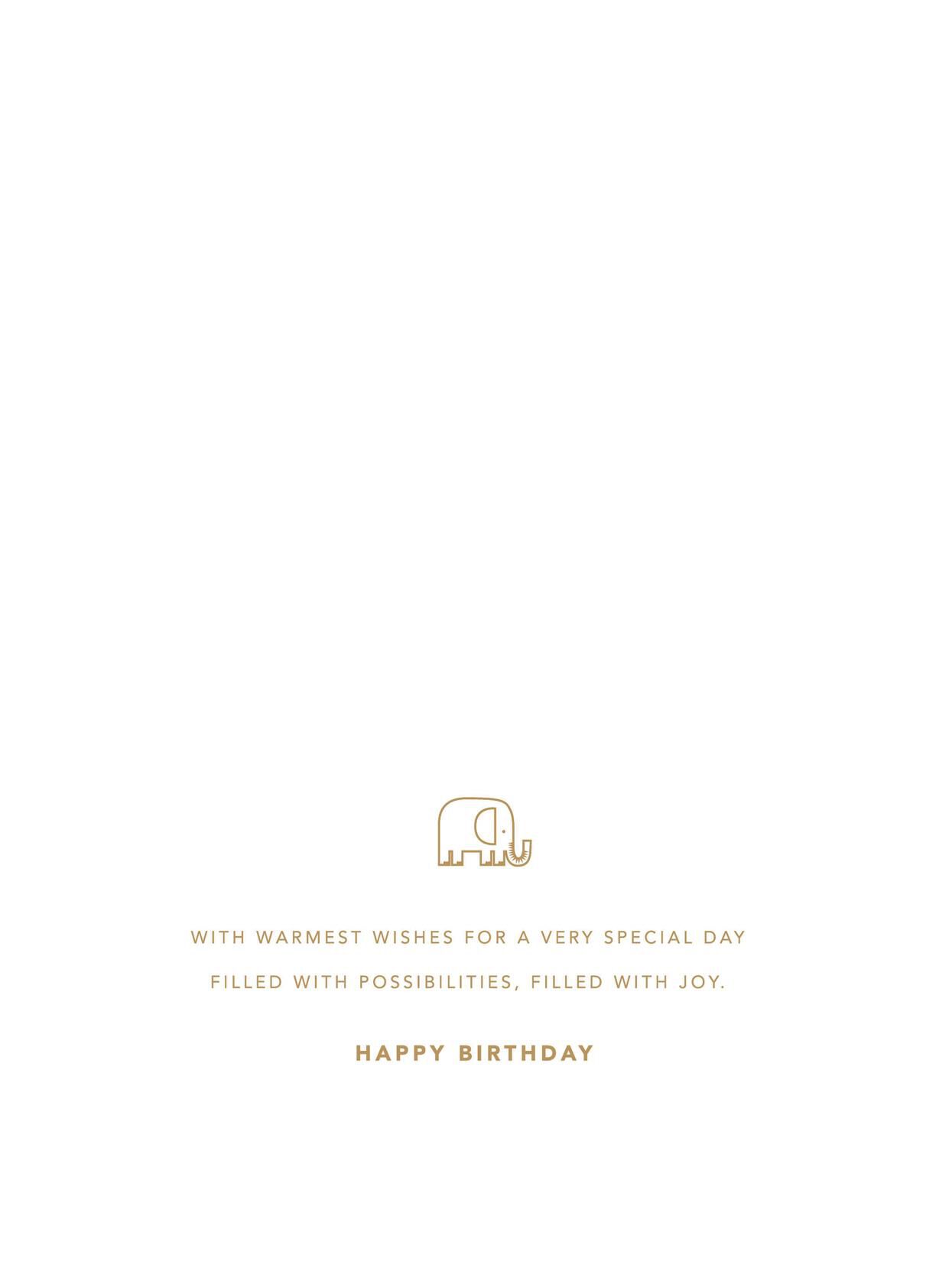 A Day of Celebration Birthday Card