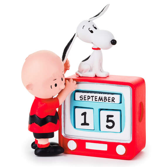 Peanuts® Charlie Brown and Snoopy TV Set Perpetual Calendar - Calendars & Planners | Hallmark Peanuts® Charlie Brown and Snoopy TV Set Perpetual Calendar - Calendars & Planners | Hallmark