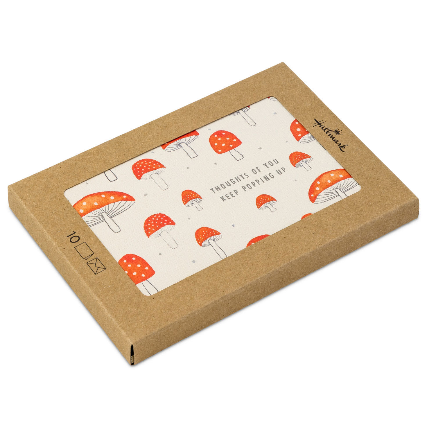 Charming Mushrooms Blank Thinking of You Notes, Pack of 10