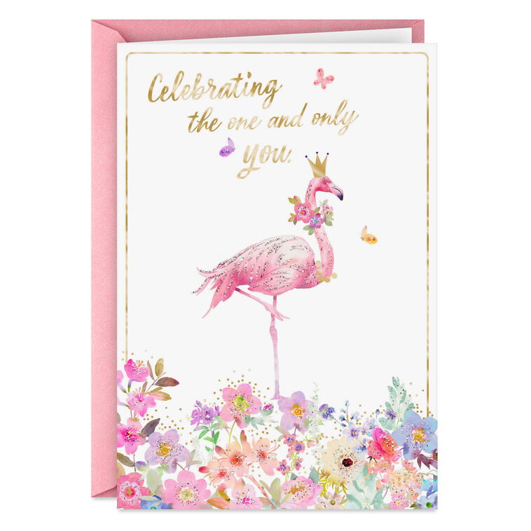 Celebrating the One and Only You Birthday Card