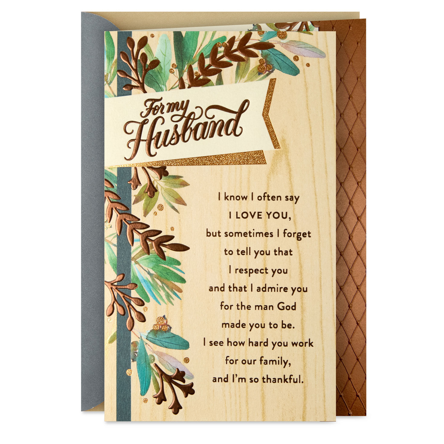 You're a Wonderful Man of God Religious Father's Day Card for Husband