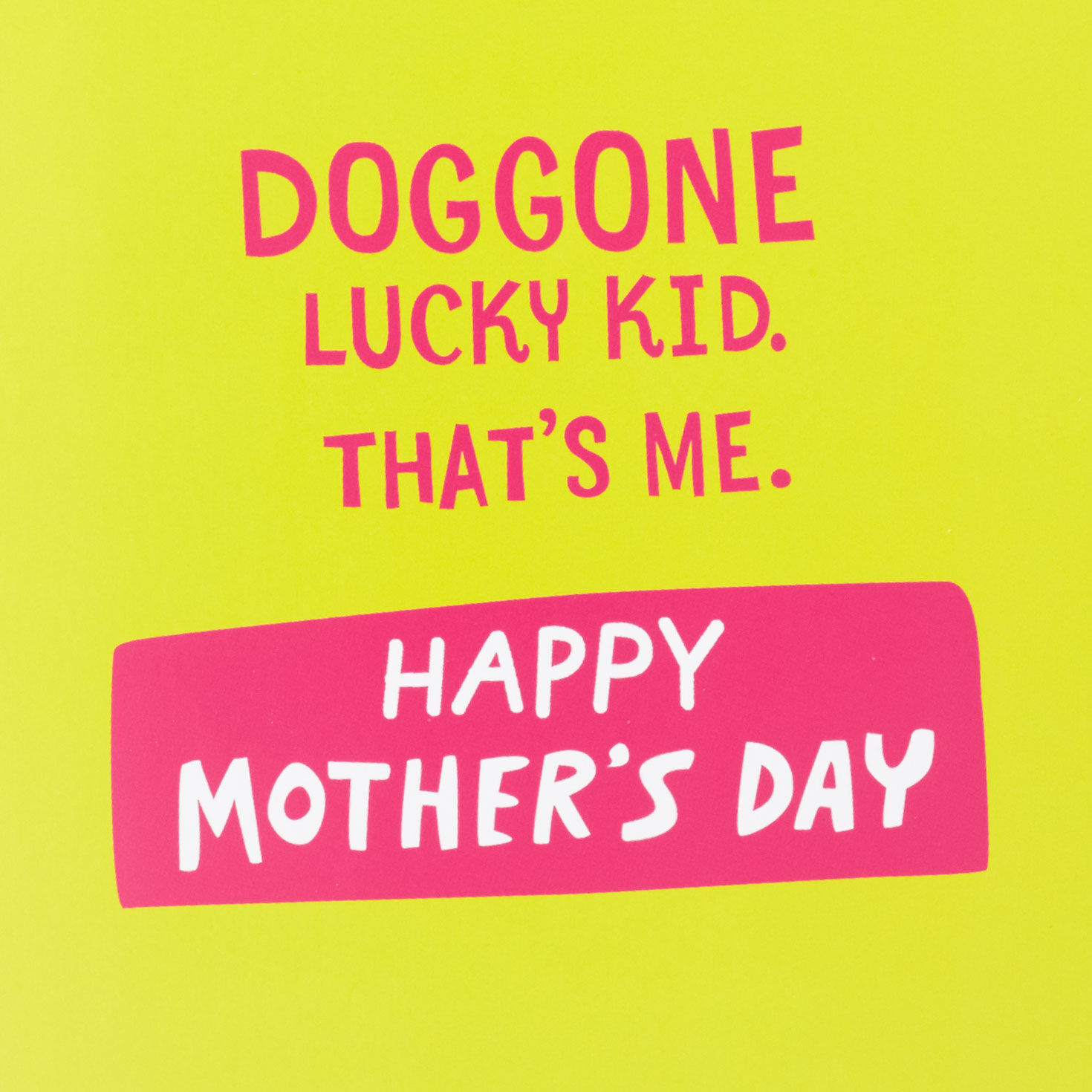 Golden Retriever Puppy on Pink Mother's Day Card  image number 2