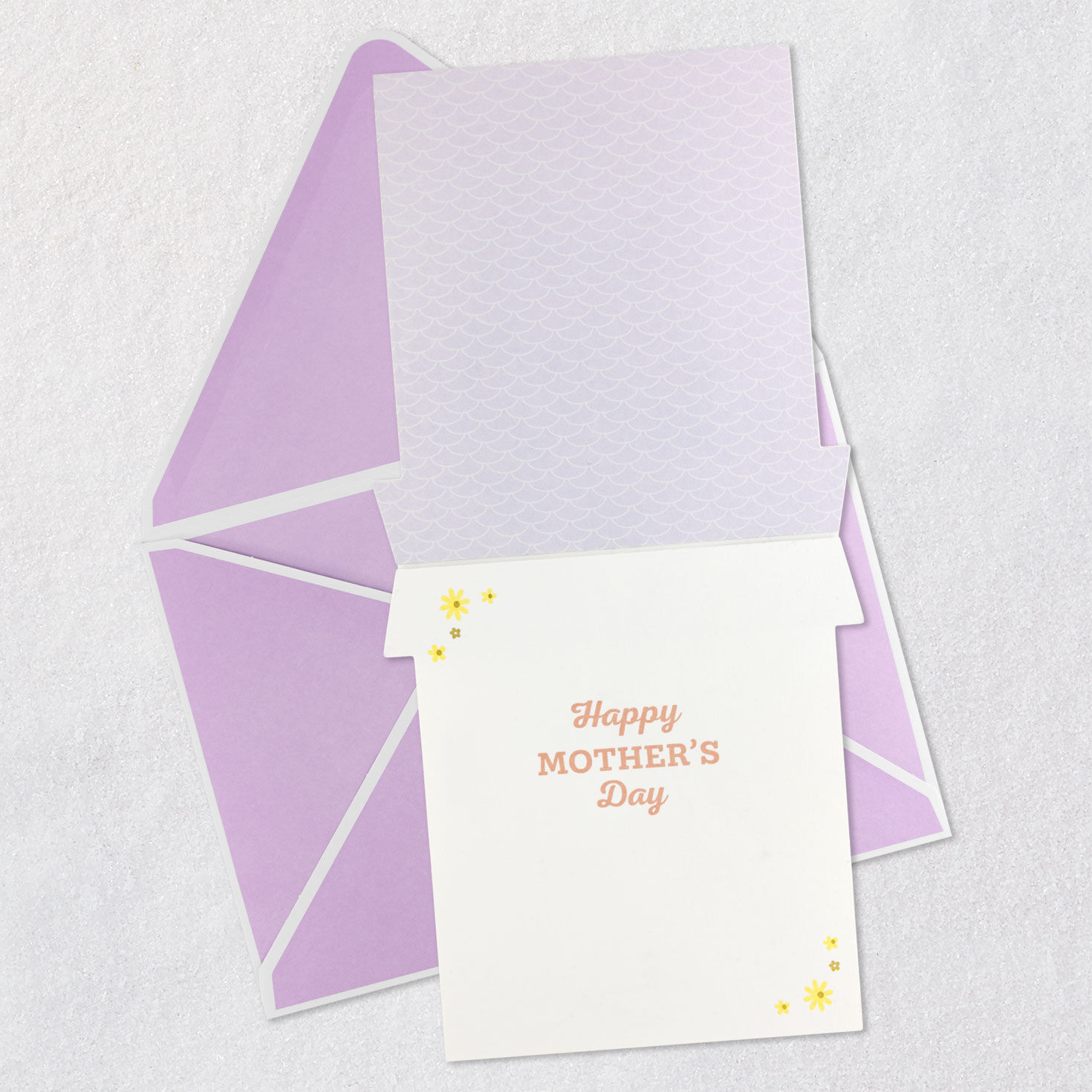 Home and Windows Paper Craft Mother's Day Card Open card with envelope image number 3