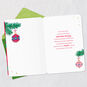 Stylish Ornaments Christmas Card for Granddaughter Open card with envelope image number 3