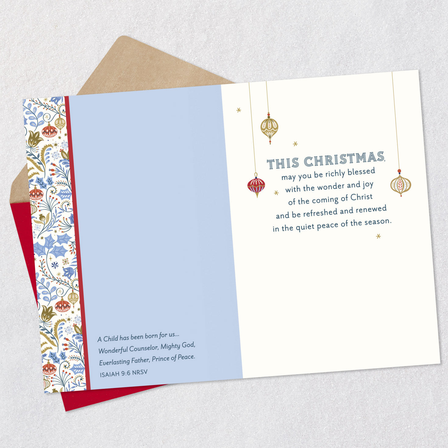 Blessings of the Season Religious Christmas Card for Priest, , large image number 4