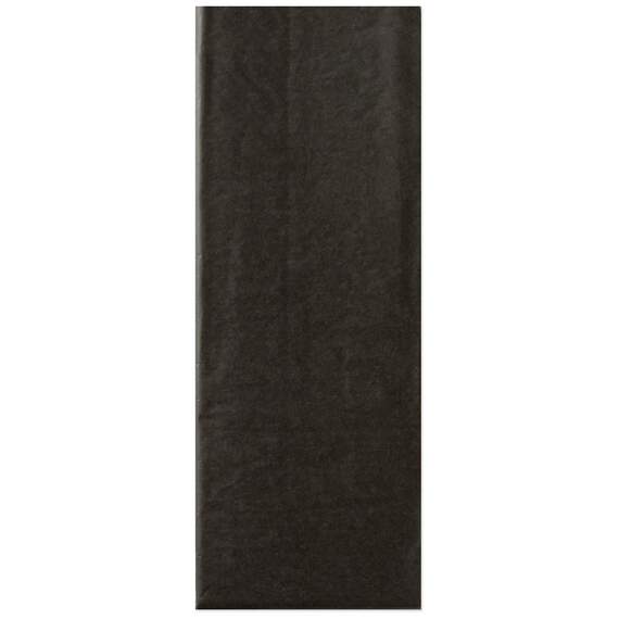 Solid Black Tissue Paper, 8 Sheets