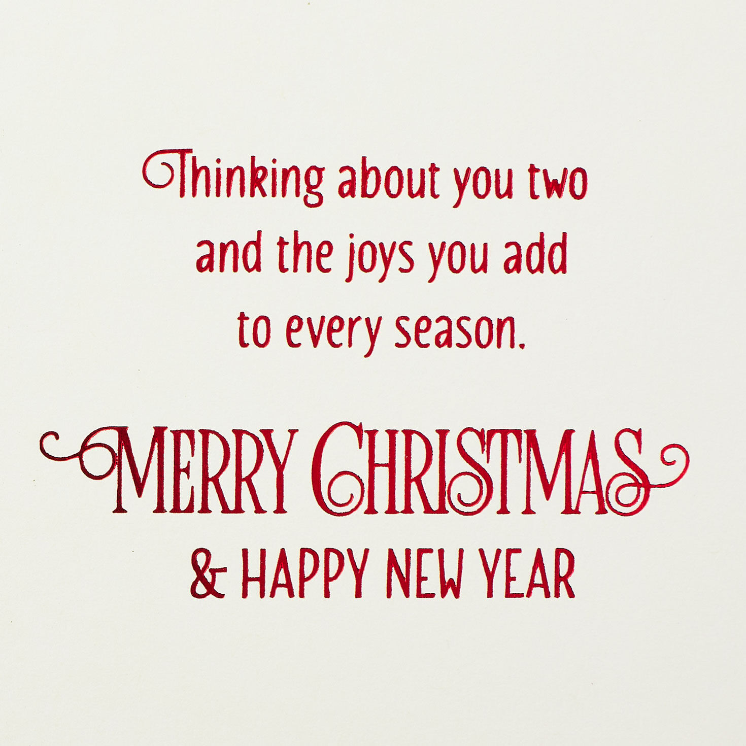 Bells Granddaughter and Husband Christmas Card Sentiment image number 3