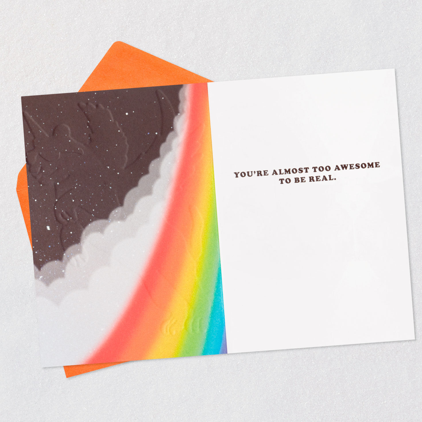 Almost Too Awesome Flying Tiger Card Open card with envelope image number 3