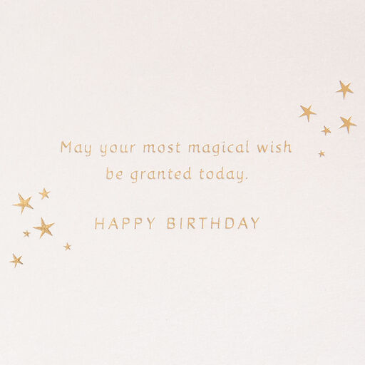 Disney Princesses Magical Wishes Birthday Card With Stickers, 