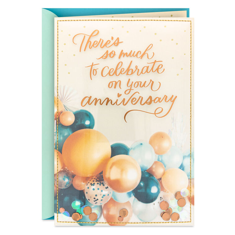 So Much to Celebrate Anniversary Card for Couple