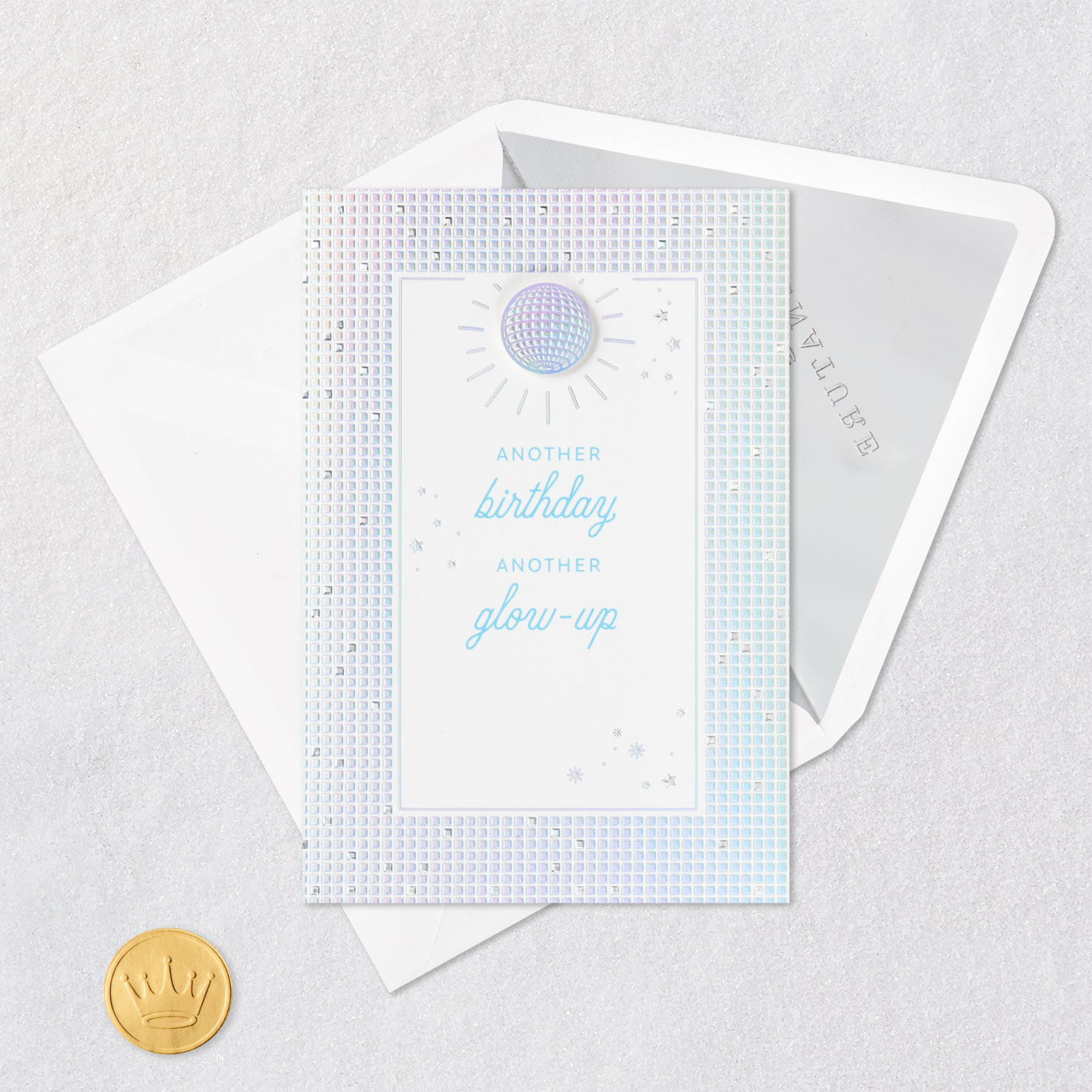 Disco Ball Glow-Up Birthday Card, , large image number 5
