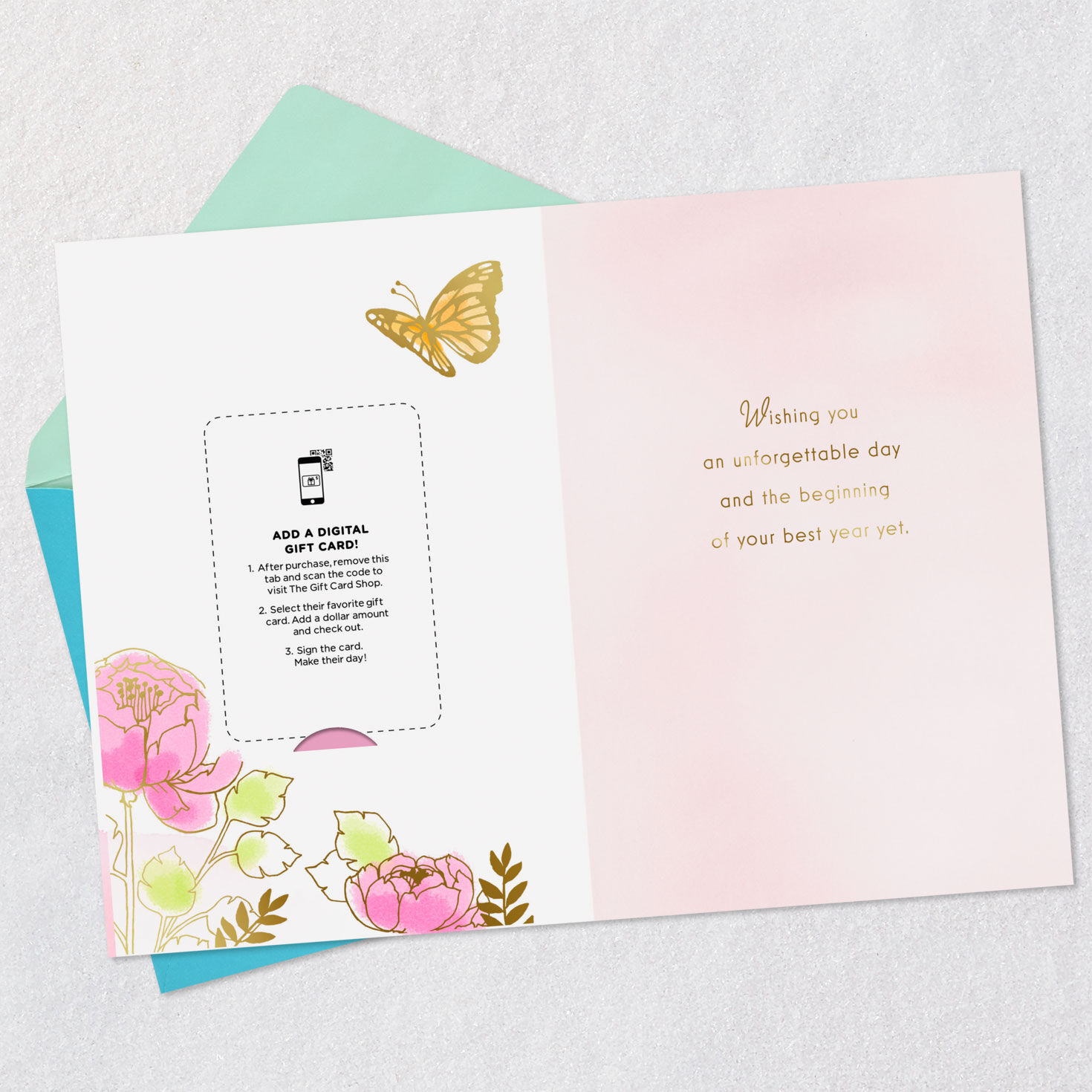 Best Year Yet Butterflies and Flowers Gift Card Greeting Birthday Card for only USD 4.99 | Hallmark