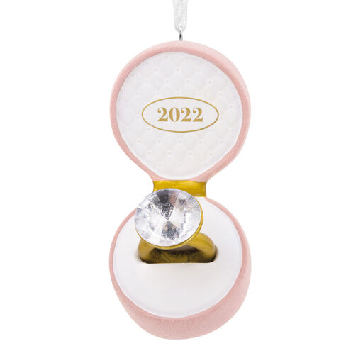 Engagement Ring 2022 Hallmark Ornament, 
