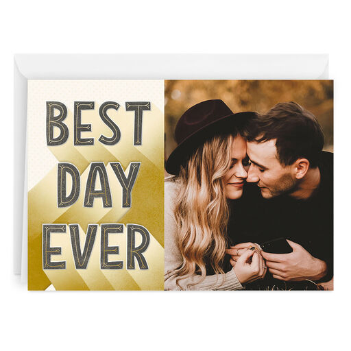 Personalized Best Day Ever Photo Card, 