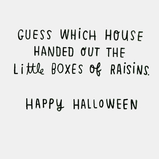 Toilet Papered House Funny Halloween Card, 