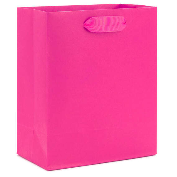 6.5" Hot Pink Small Gift Bag