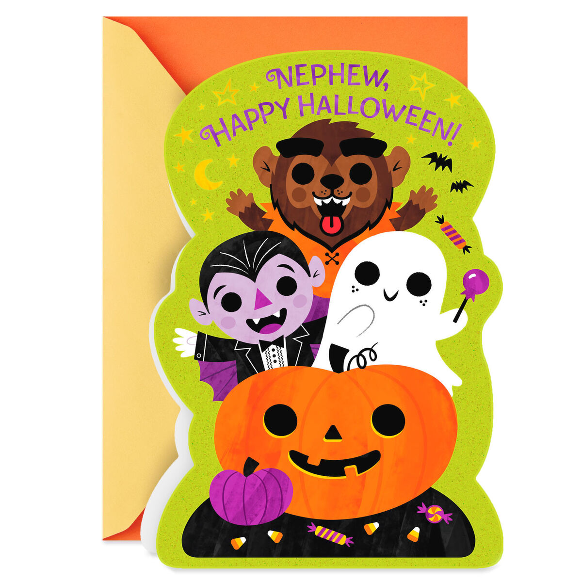 Silly and Spooky Halloween Card for Nephew - Greeting Cards - Hallmark