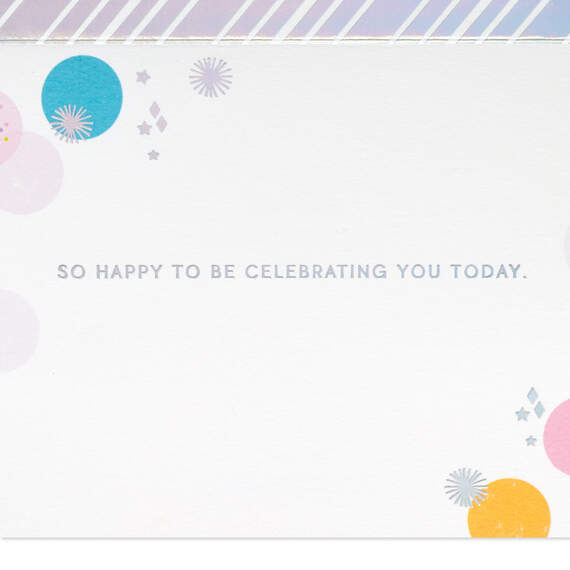 So Happy to Be Celebrating You Birthday Card, , large image number 2
