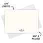 Red White Christmas Postcard Personalized Photo Card Card back with Envelope indicating personalization image number 3