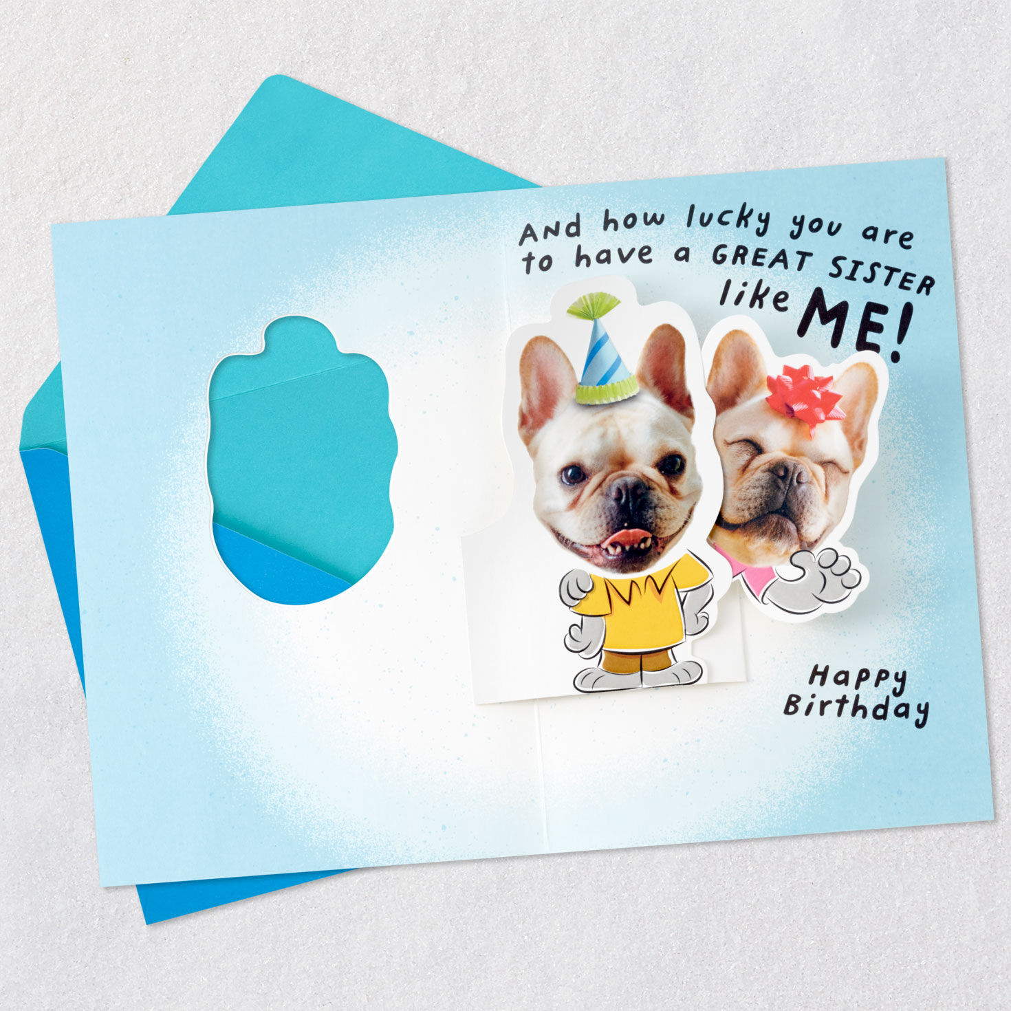 Lucky Brother Funny Pop-Up Birthday Card From Sister for only USD 4.99 | Hallmark