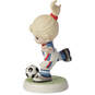 Precious Moments Girl Playing Soccer Figurine, 6.3", , large image number 3