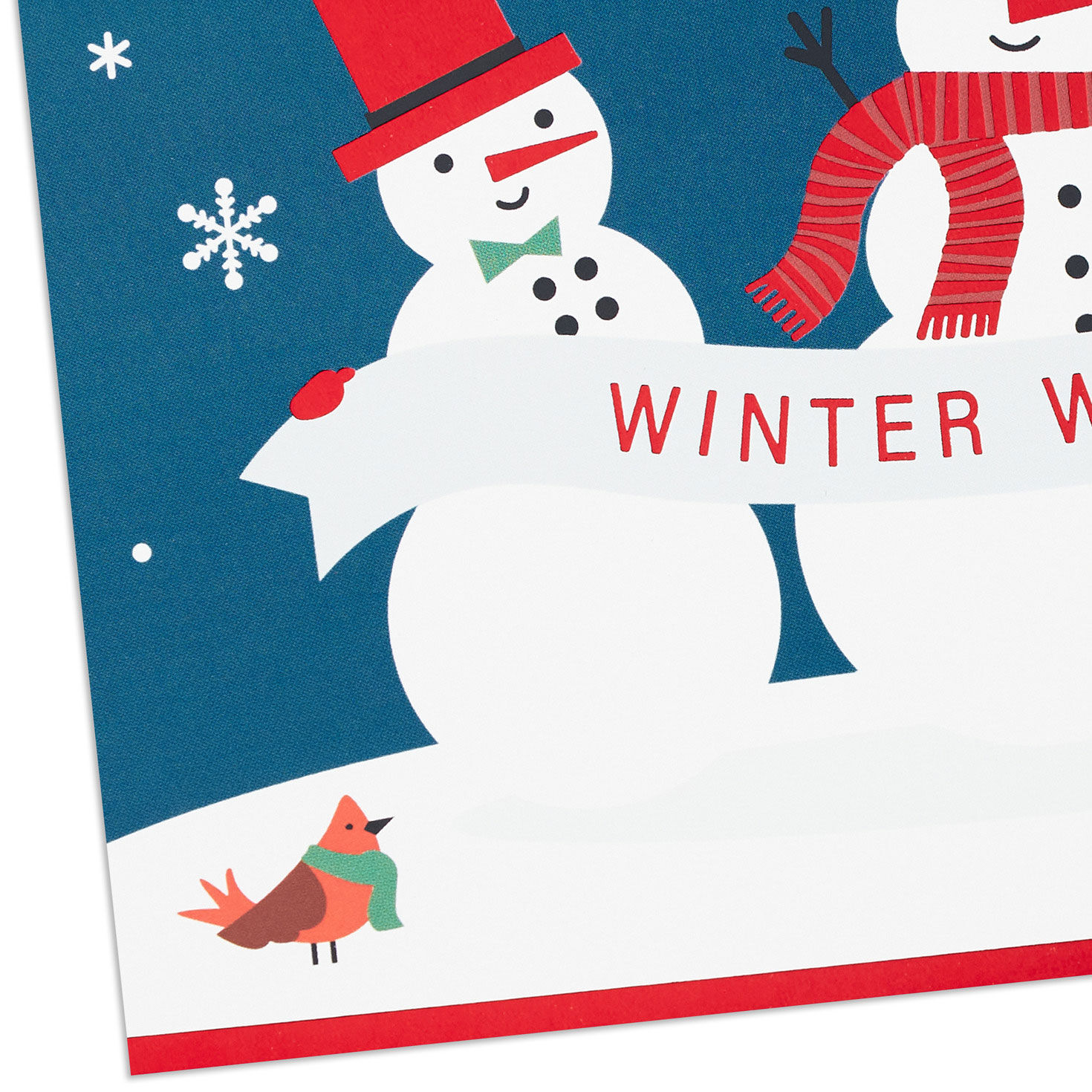 Snowmen Boxed Christmas Cards Bulk Pack card frotn detail image number 5