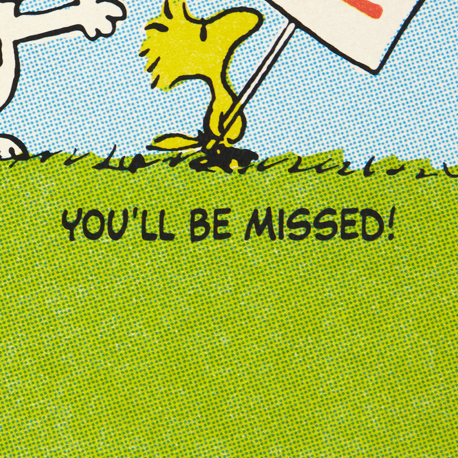Peanuts Snoopy Funny Goodbye Card sentiment image number 3