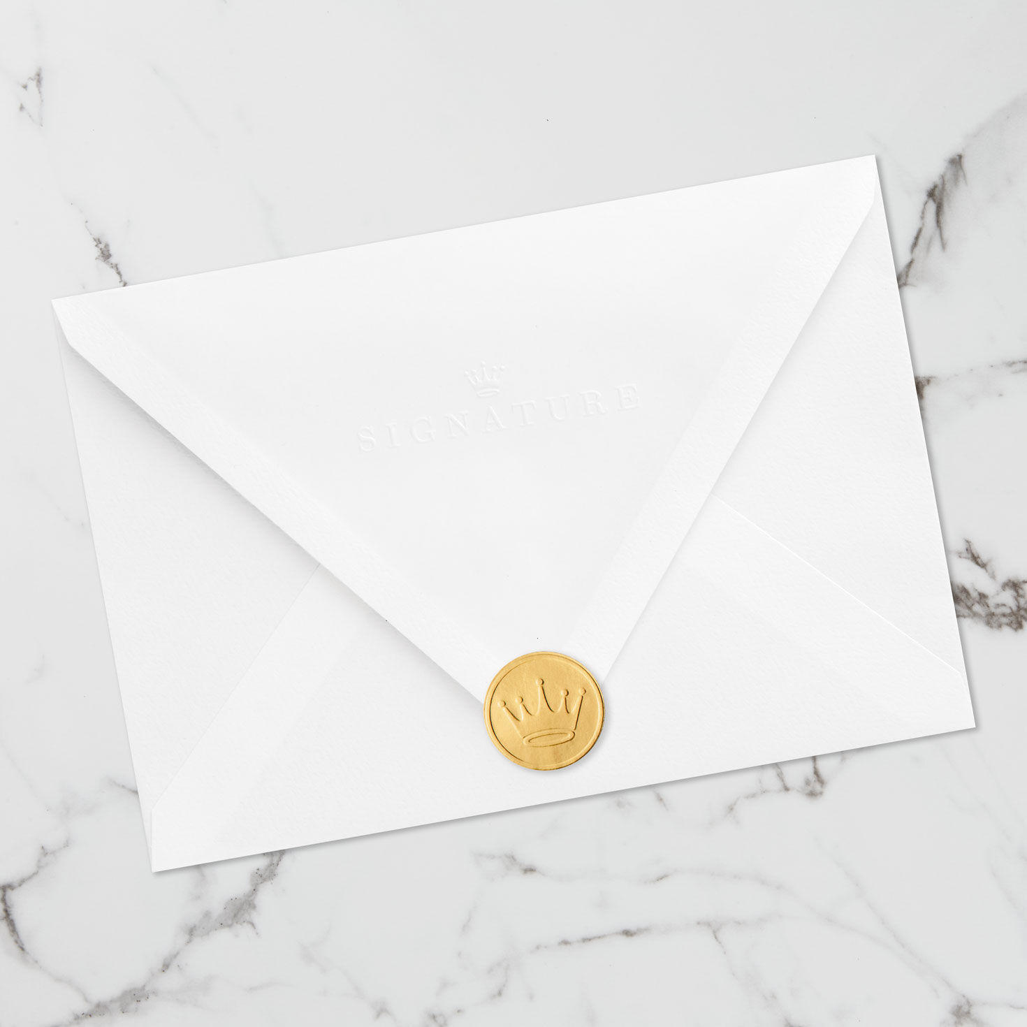 Gold Chocolate Cake Pop-Up Birthday Card Envelope Back with Seal image number 8