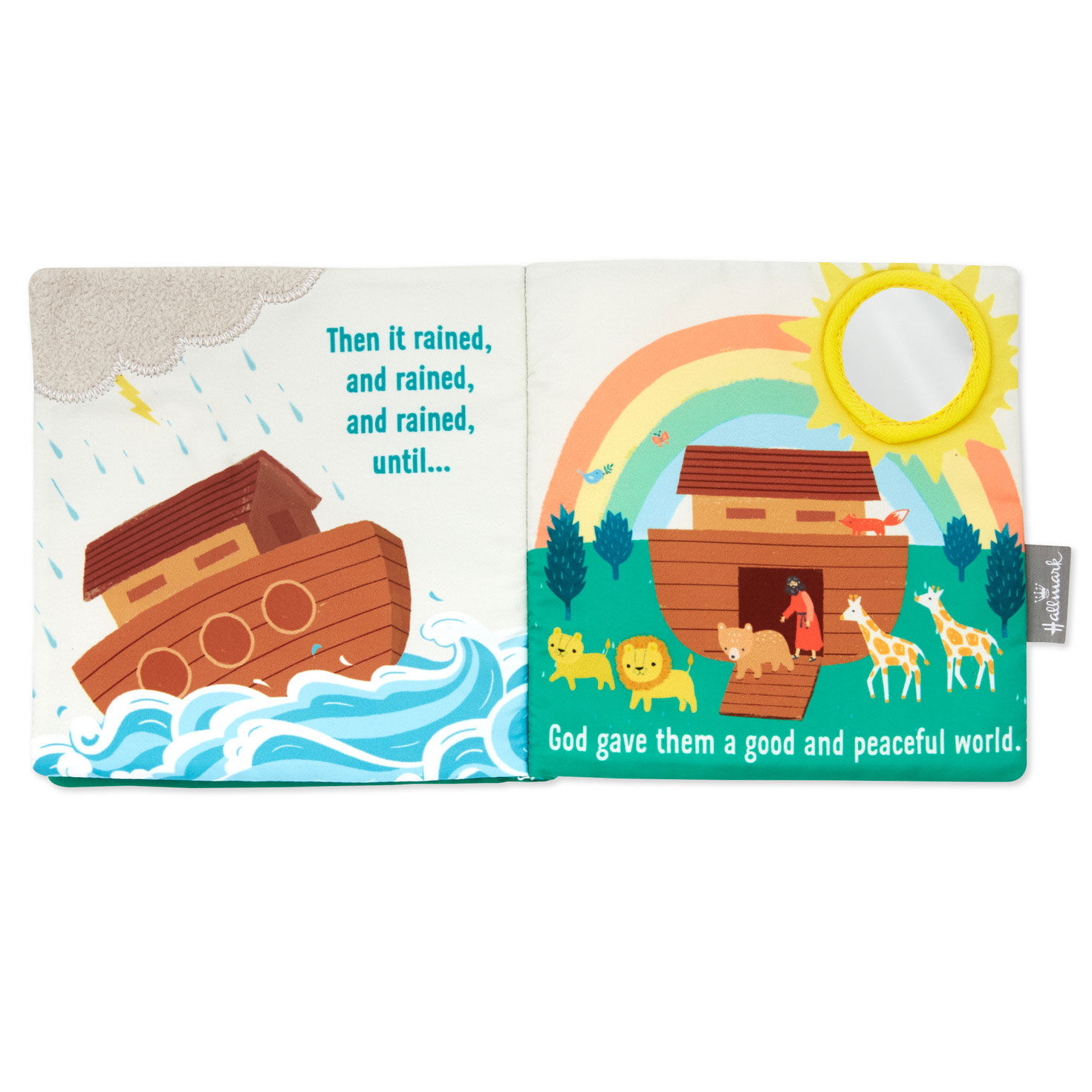 Noah Builds an Ark Plush Cloth Baby Book for only USD 19.99 | Hallmark