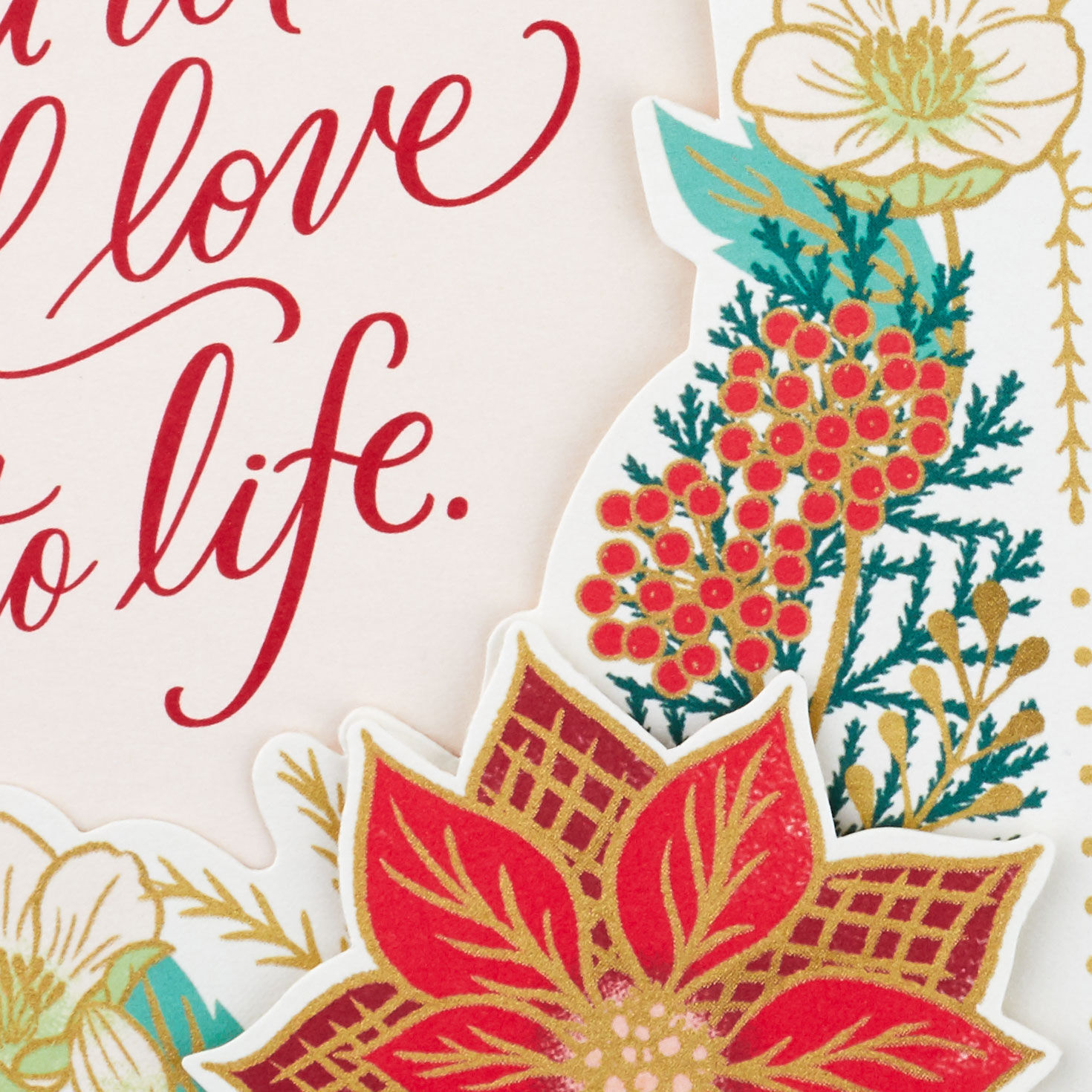 You Add Love to Life Christmas Card for Niece, , large image number 5