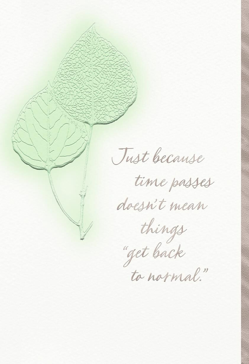 You're Cared About Sympathy Card