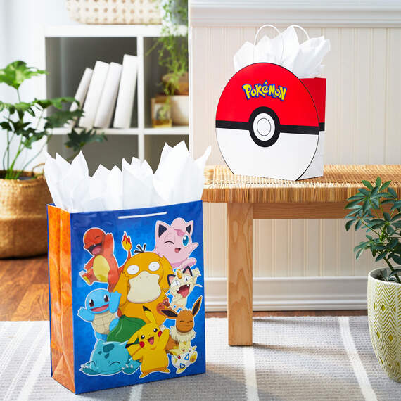 Pokémon and Poke Ball Gift Bags, Assorted Sizes, , large image number 2