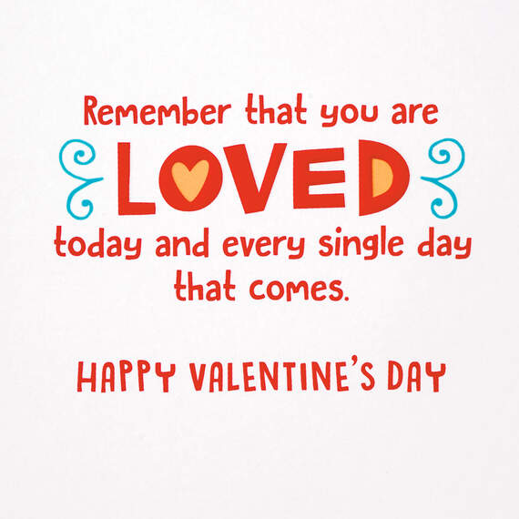 Loved Today and Every Day Valentine's Day Card, , large image number 2