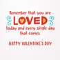 Loved Today and Every Day Valentine's Day Card, , large image number 2