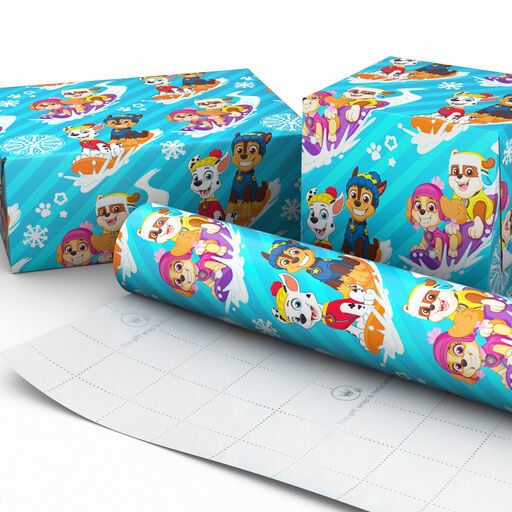 Paw Patrol™ Chase and Friends Sledding Holiday Wrapping Paper, 25 sq. ft., 