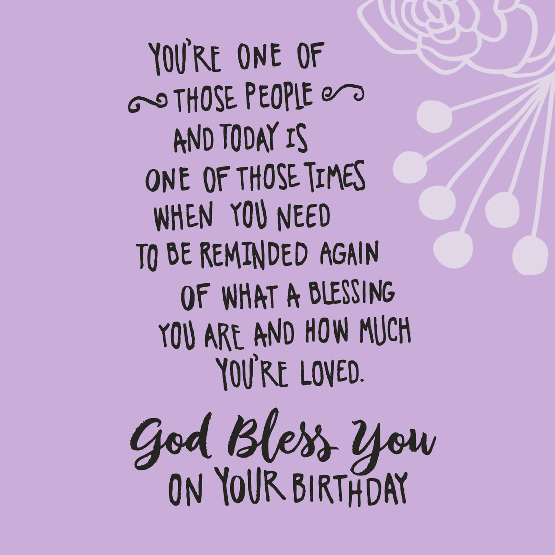 God Bless You Religious Birthday Card Greeting Cards Hallmark